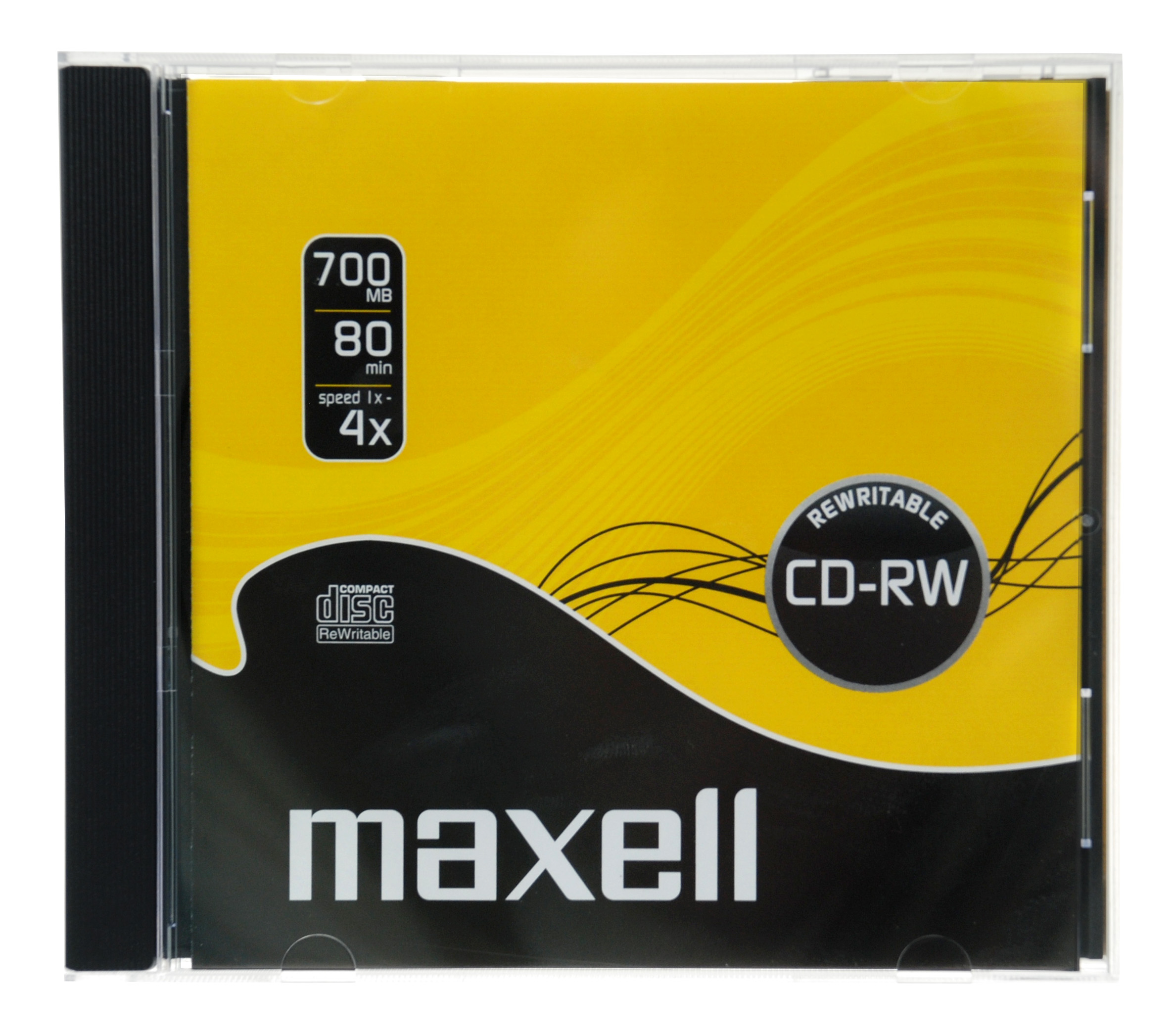 Maxell CDRW Rewritable In Jewel Case. Single Disc www.cvbmedia.co.uk